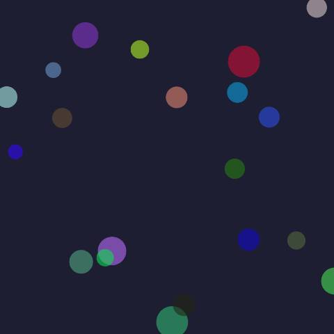 Bouncing Interactive Orbs