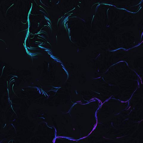 Bioluminescent Flow Fields
