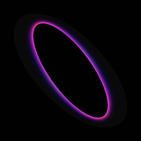 Neon Wave Harmonograph