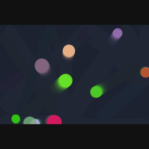 Colorful Moving Circles