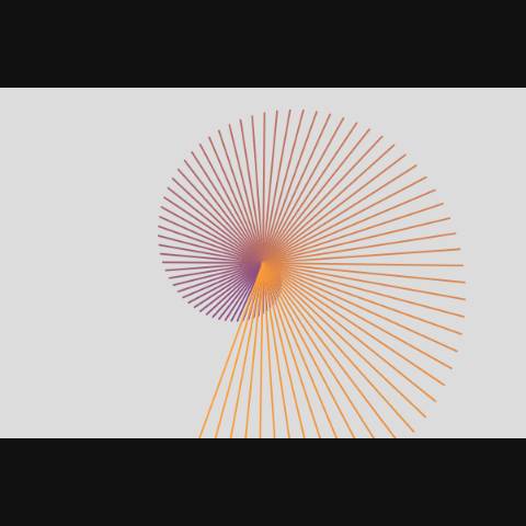 Interactive Colorful Spiral