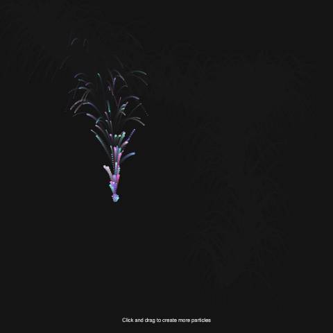 Interactive Particle Fountain