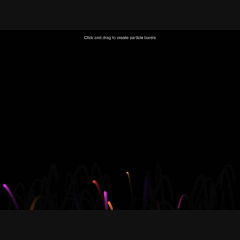 Interactive Particle Fountain