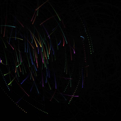 Orbiting Light Particles